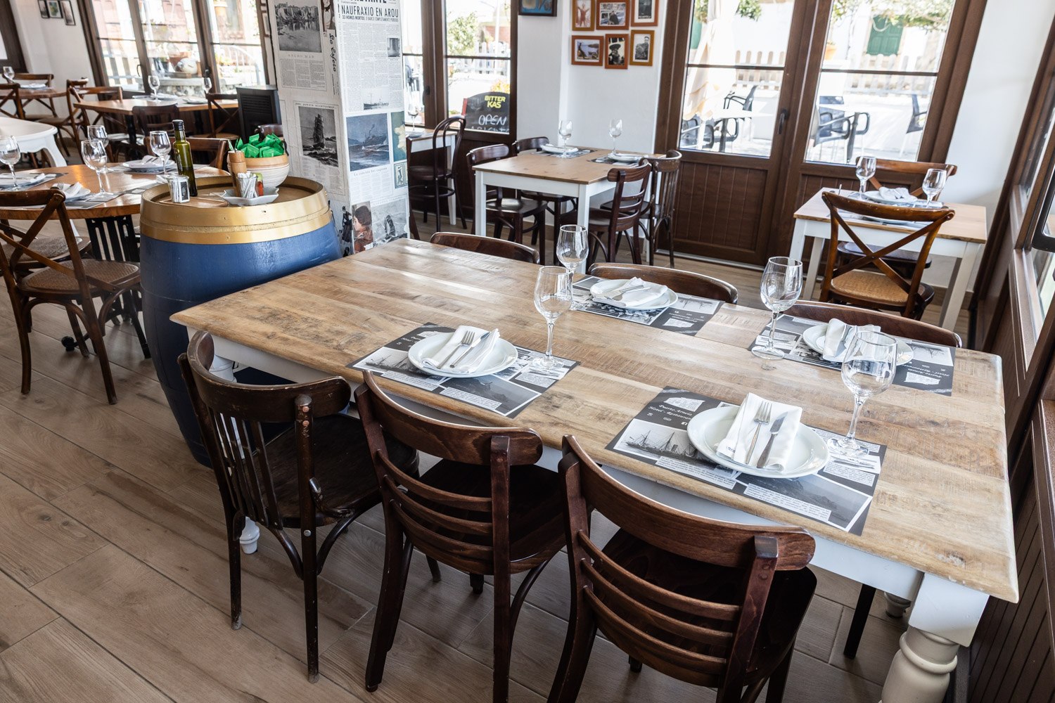 Dining room restaurant puerto arnela camariñas 11